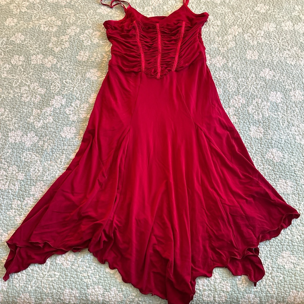 BEBE Elegant Red Women's Dress
